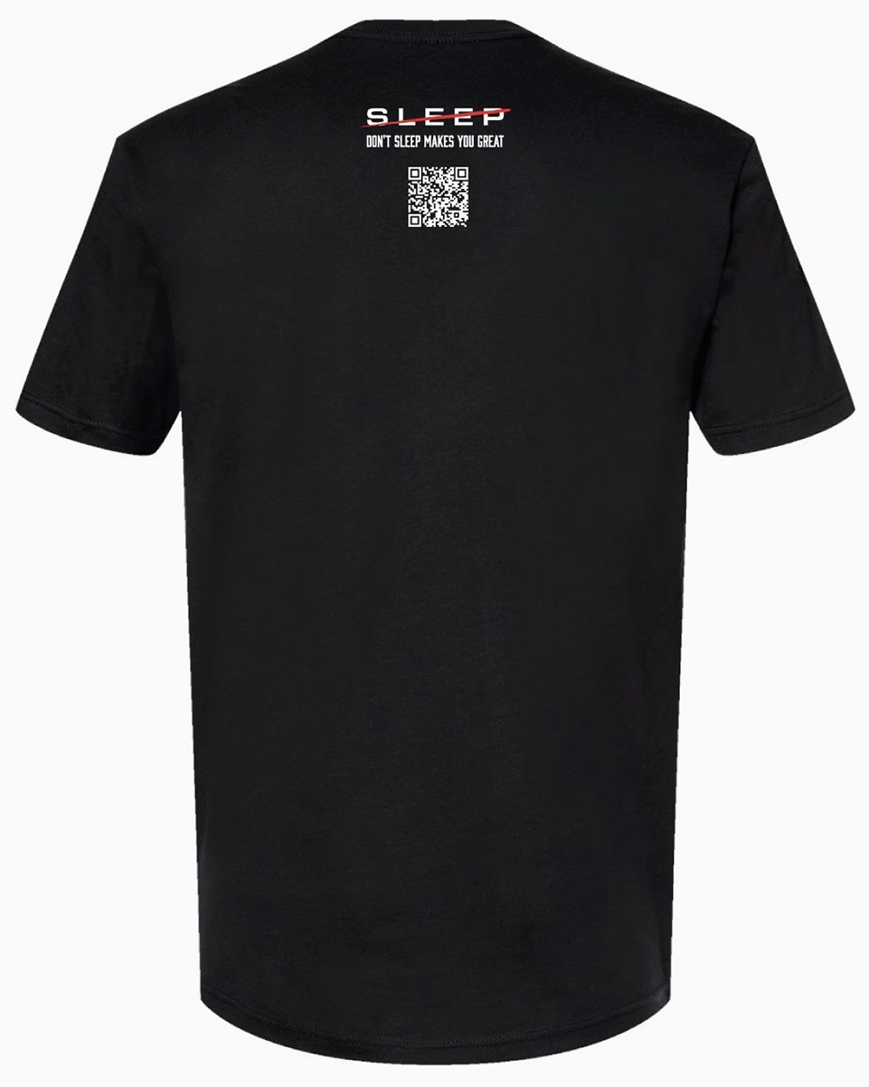 Don't Sleep Lightweight Cotton Blend Tee Shirt