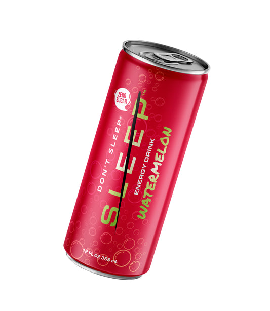 12oz Zero Sugar Watermelon Energy Drink Can
