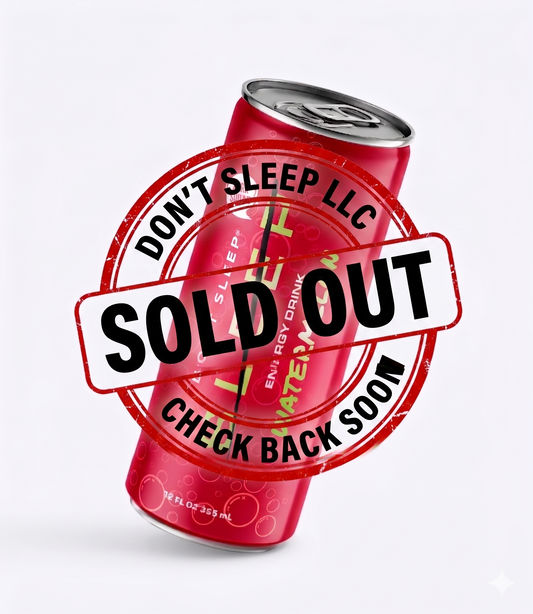 12oz Zero Sugar Watermelon Energy Drink Can