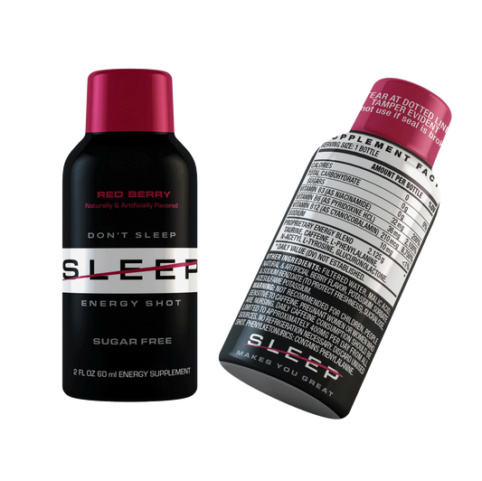 Don't Sleep Energy Shot - Red Berry (12 Pack)